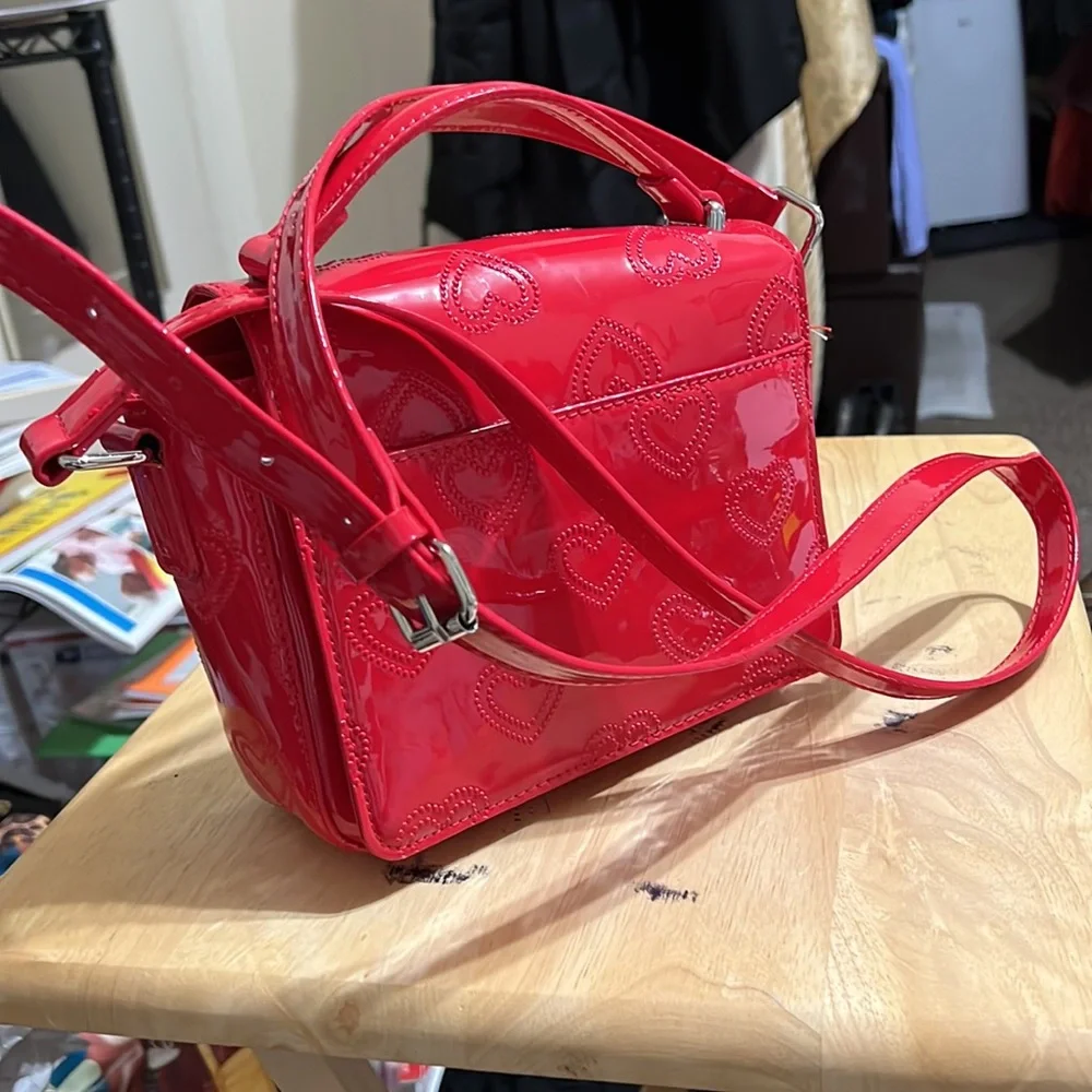 Betsy Johnson red bag:STOLEN - Picture 4 of 16